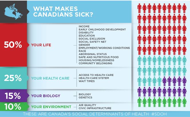 What makes Canada sick infographic